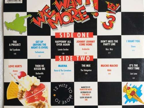 We Want More! Volume 3 (Vinyl LP) (Cover VG+, LP VG+)