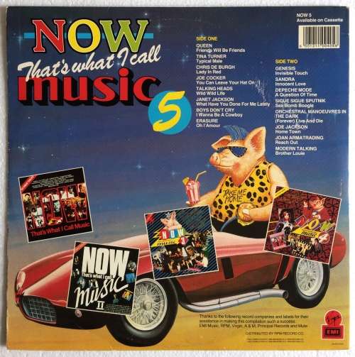 NOW That`s What I Call Music 5 (Vinyl LP) (Cover VG+, LP VG+, David Bowie Promo EX)