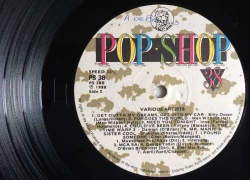 Pop Shop 38 (Vinyl LP) (Cover VG to VG+, LP VG+)