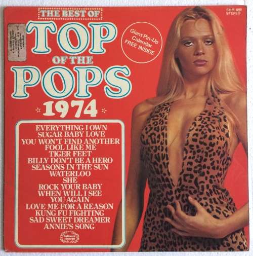 The Top Of The Poppers - The Best Of Top Of The Pops 1974  (Vinyl LP) (Cover VG, LP VG)