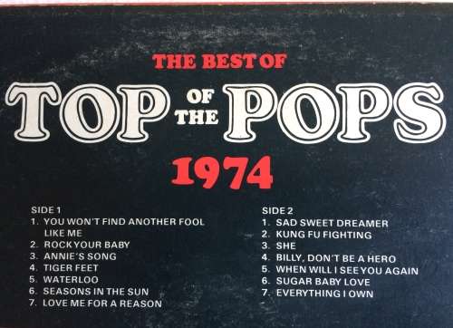 The Top Of The Poppers - The Best Of Top Of The Pops 1974  (Vinyl LP) (Cover VG, LP VG)