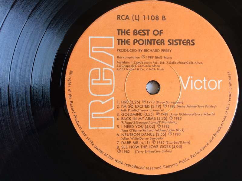 The Pointer Sisters - Jump (The Best Of The Pointer Sisters) (Vinyl LP) (Cover VG, LP VG+)