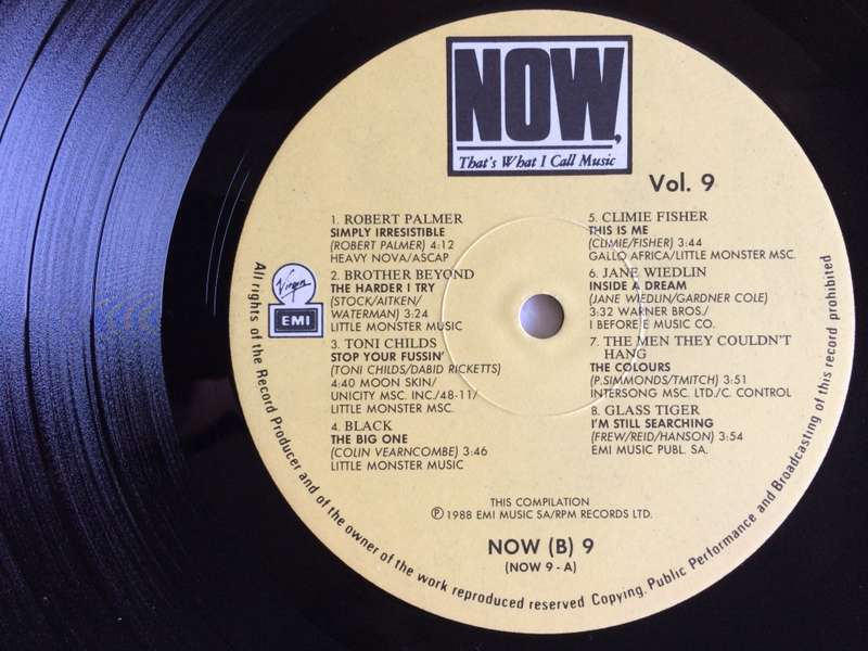 Various - Now That`s What I Call Music 9 (Vinyl LP) (Cover strong VG, LP VG to VG+)