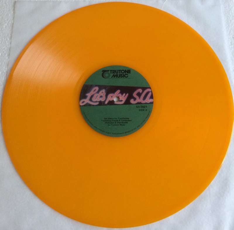 S.A. Souvenirs - Let`s Play S.A. (Yellow Vinyl LP) (Cover VG, LP VG+)