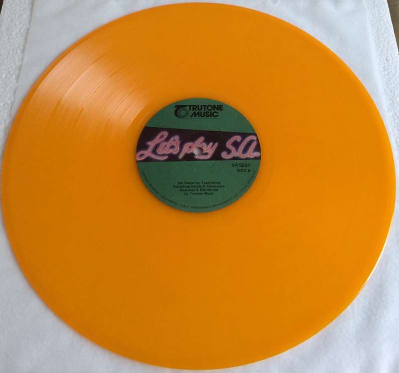 S.A. Souvenirs - Let`s Play S.A. (Yellow Vinyl LP) (Cover VG, LP VG+)