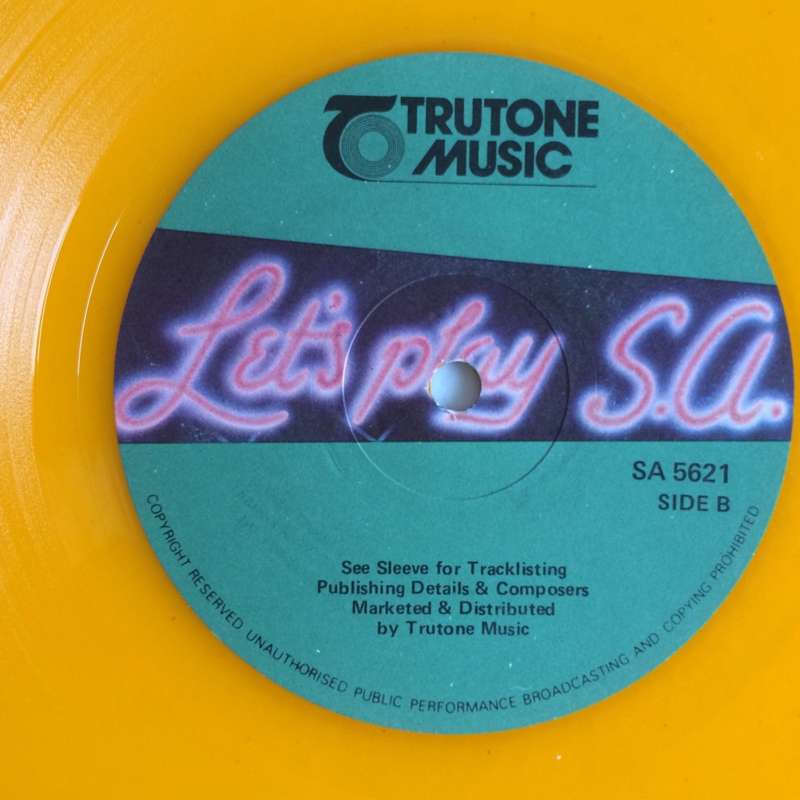 S.A. Souvenirs - Let`s Play S.A. (Yellow Vinyl LP) (Cover VG, LP VG+)