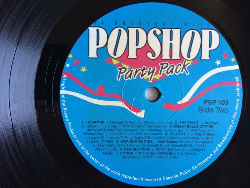 Pop Shop Party Pack Volume 4  (Vinyl LP) (Cover & LP VG+)