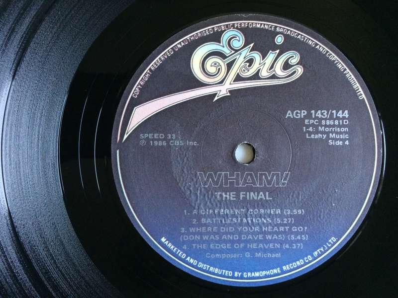 Wham! - The Final (2 x Vinyl, LP, Compilation) (Cover & LP VG+)