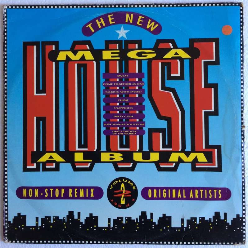 The New Mega House Album Volume 2 (2 x Vinyl LP, Compilation, 1990) (Cover Good, LP`s VG+)