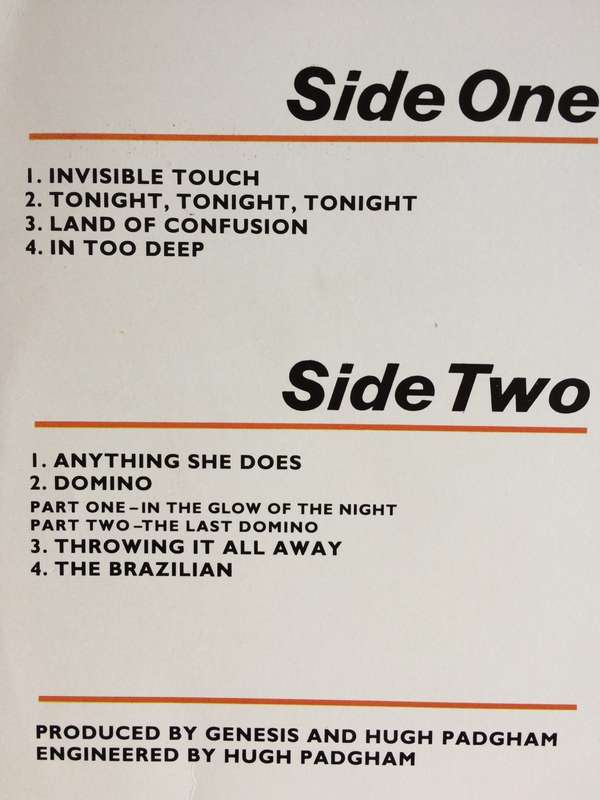 Genesis - Invisible Touch (Vinyl LP) (Cover VG+, LP VG+)