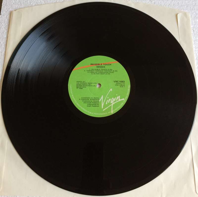 Genesis - Invisible Touch (Vinyl LP) (Cover VG+, LP VG+)