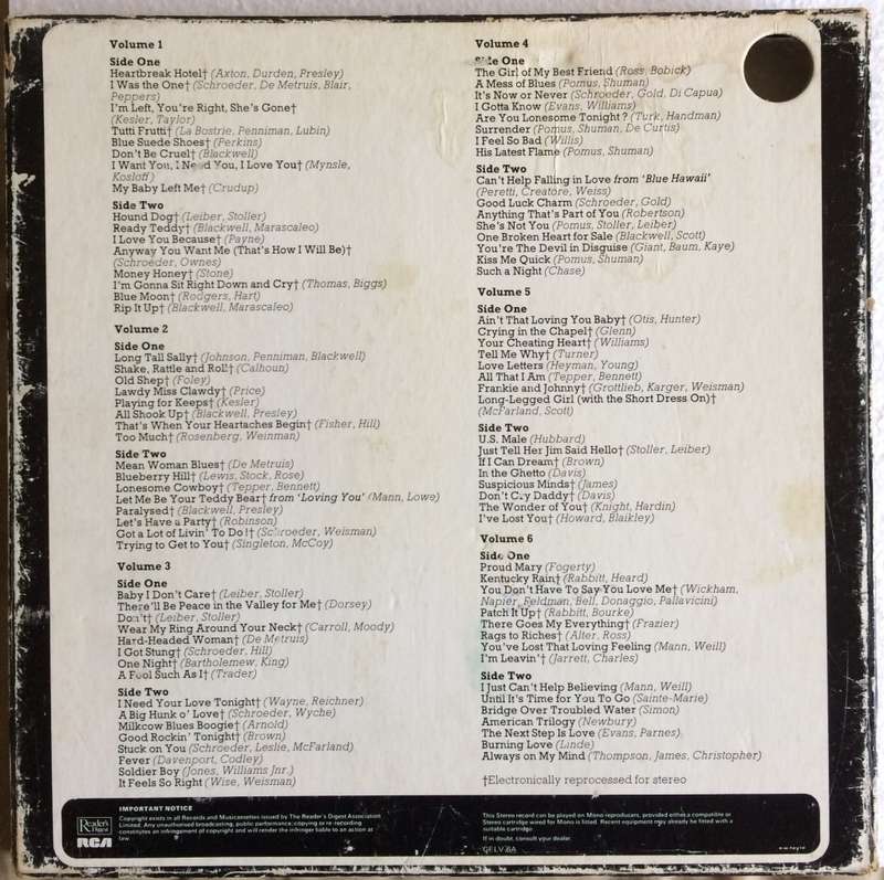 Elvis Presley - Elvis Presley`s Greatest Hits (6 x Vinyl, LP, Compilation Box Set) (Box VG, Lp`s VG)