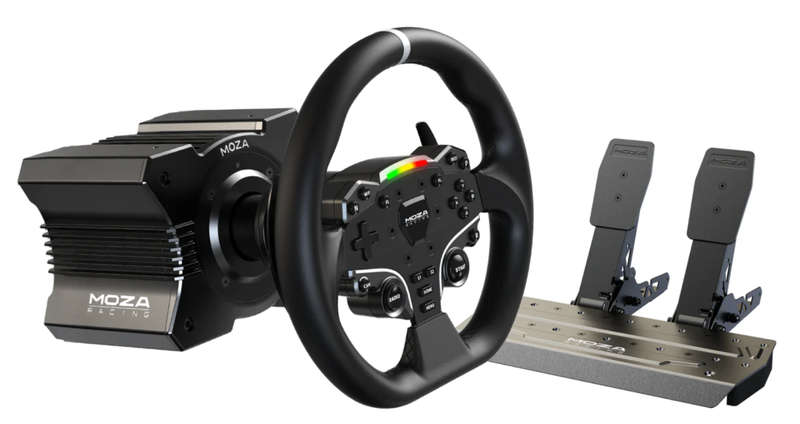 MOZA R5 Direct Drive Wheel Base Bundle