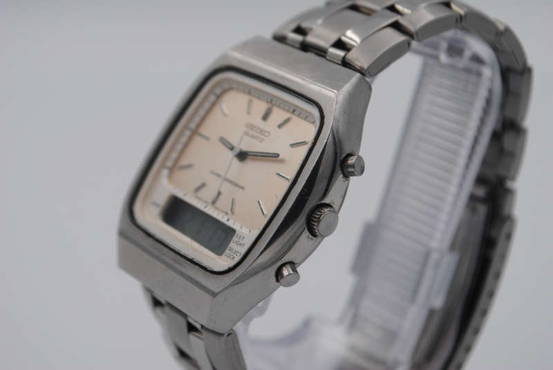 Seiko Quartz Alarm Chronograph Gents Dress Watch