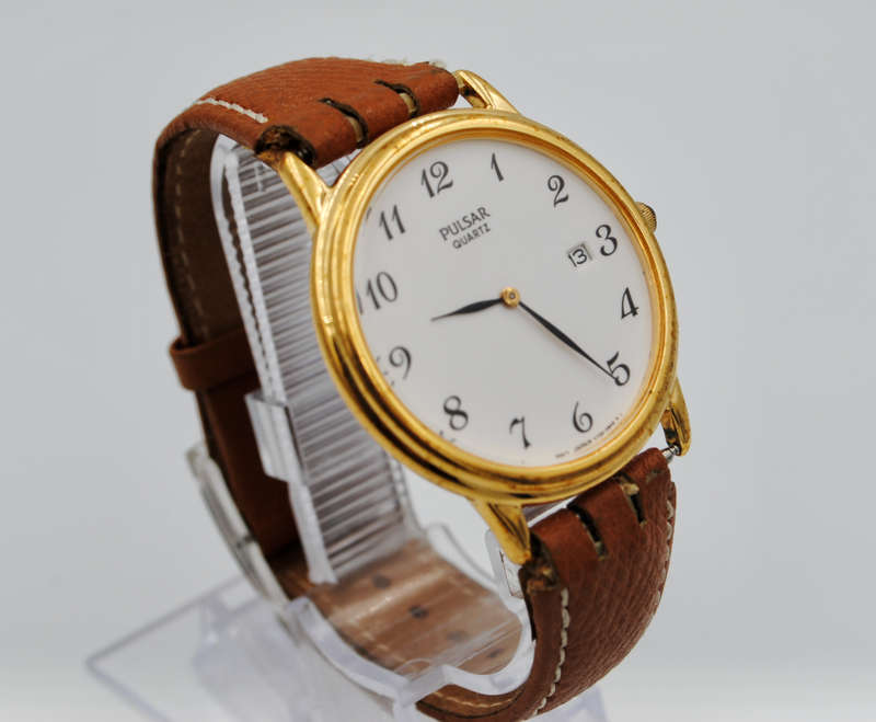 Pulsar Gold Plated Gents Dress Watch