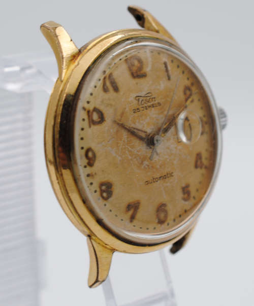 Tosca 25 Jewel Automatic Gold Plated Gents Watch