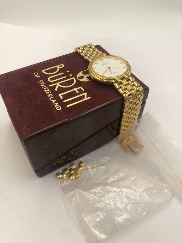 Büren Gold Plated Women`s Quartz Wristwatch