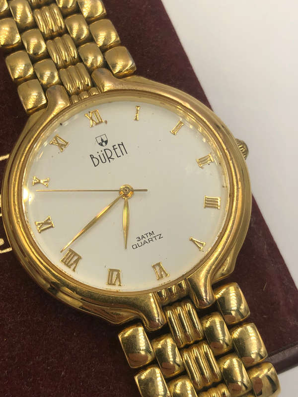 Büren Gold Plated Women`s Quartz Wristwatch