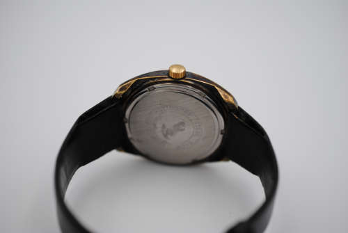 Sharp-marked Distressed Metal Mechanical Gent`s Wrist Watch