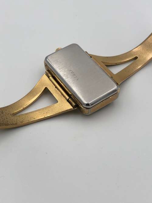 Nivada Gold Tone Mechanical Ladies Bracelet Watch