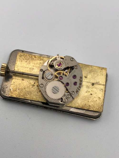 Nivada Gold Tone Mechanical Ladies Bracelet Watch