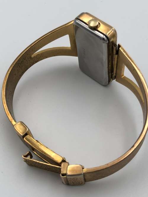 Nivada Gold Tone Mechanical Ladies Bracelet Watch