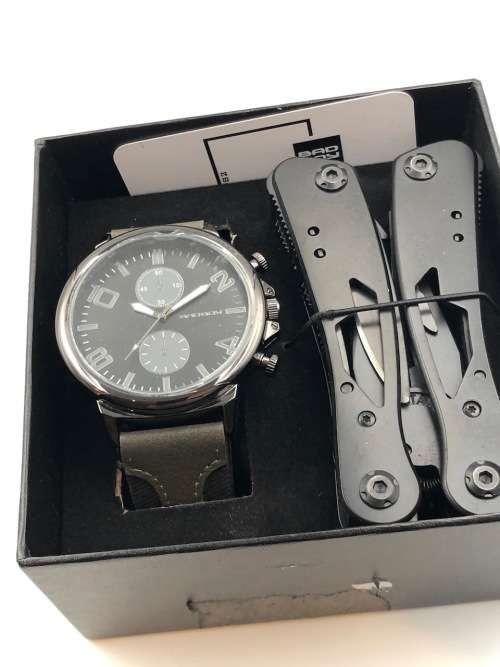 Bad Boy Stealth Analogue Watch Set (see description)