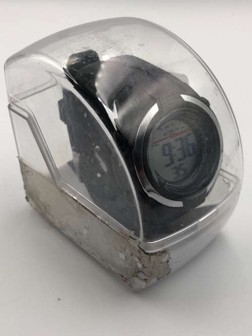 Mid-Size Digitime Black Digital Water Resistant Watch