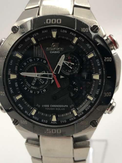 Casio Tough Solar Edifice EQS-1100 Men`s Chronograph Watch (for Service or Spares)