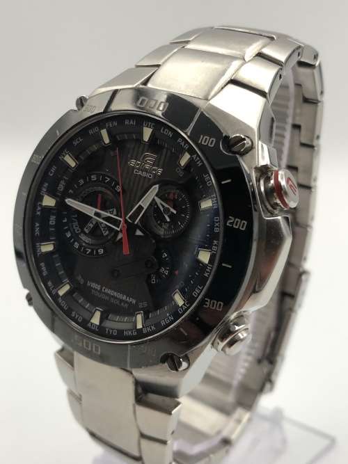 Casio Tough Solar Edifice EQS-1100 Men`s Chronograph Watch (for Service or Spares)