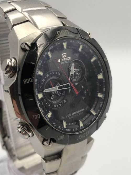 Casio Tough Solar Edifice EQS-1100 Men`s Chronograph Watch (for Service or Spares)