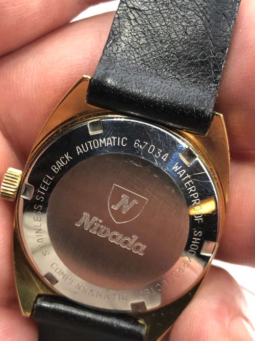 Nivada Gold Plated Men's Watch (Mechanical)