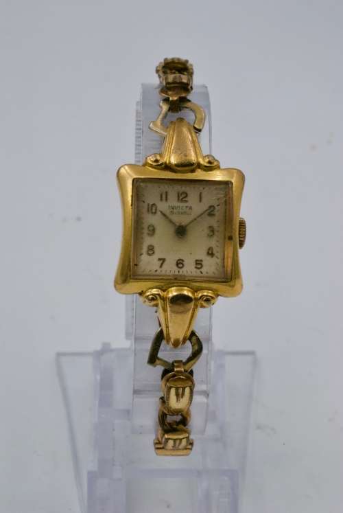 Invicta Gold-plated Women's Watch (Mechanical)