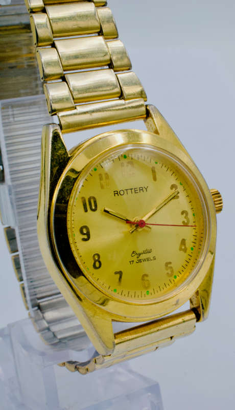 Rottery Gold plated watch (Mechanical)