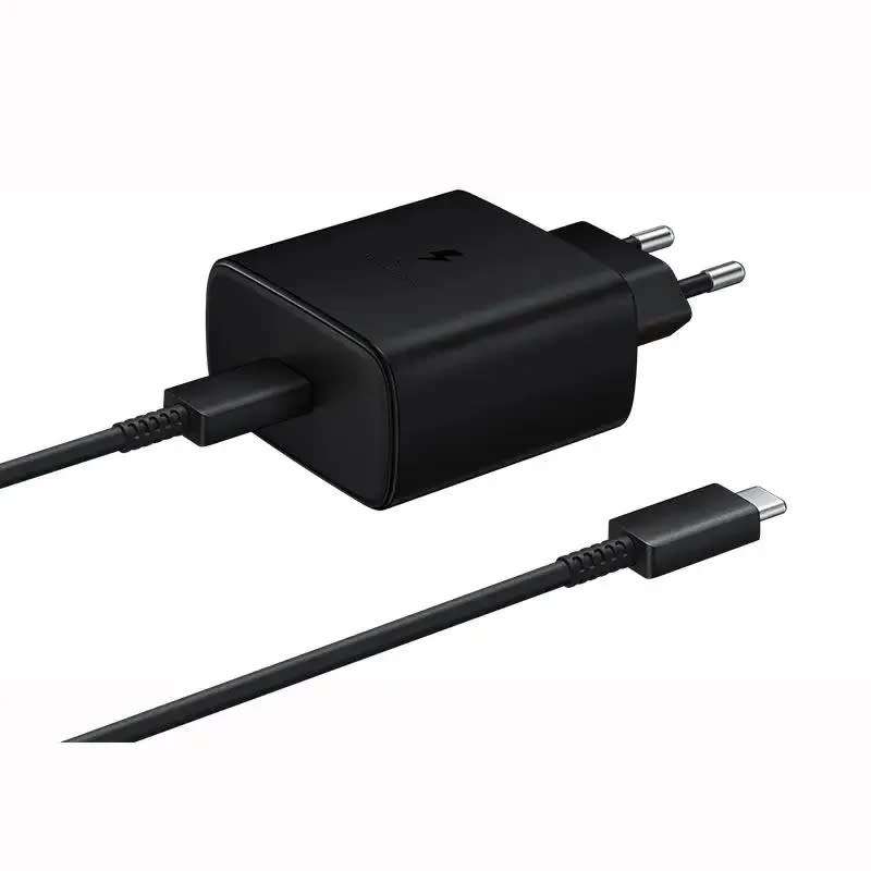 45W USB PD Generic Travel Adapter for Samsung with 5A USB-C to USB-C Charging Cable