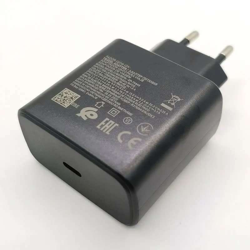 45W USB PD Generic Travel Adapter for Samsung with 5A USB-C to USB-C Charging Cable