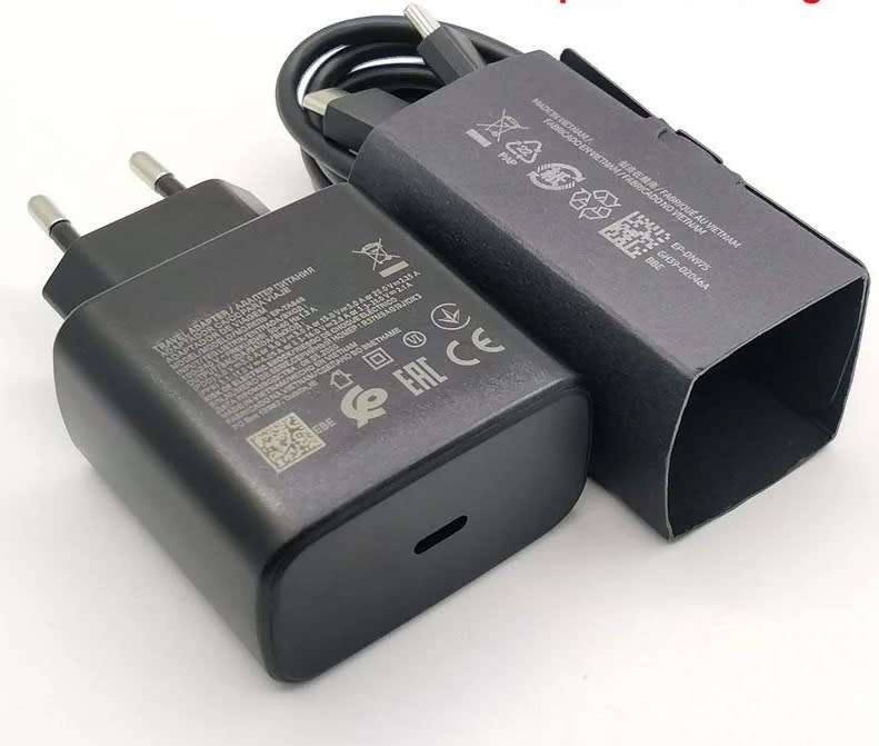 45W USB PD Generic Travel Adapter for Samsung with 5A USB-C to USB-C Charging Cable