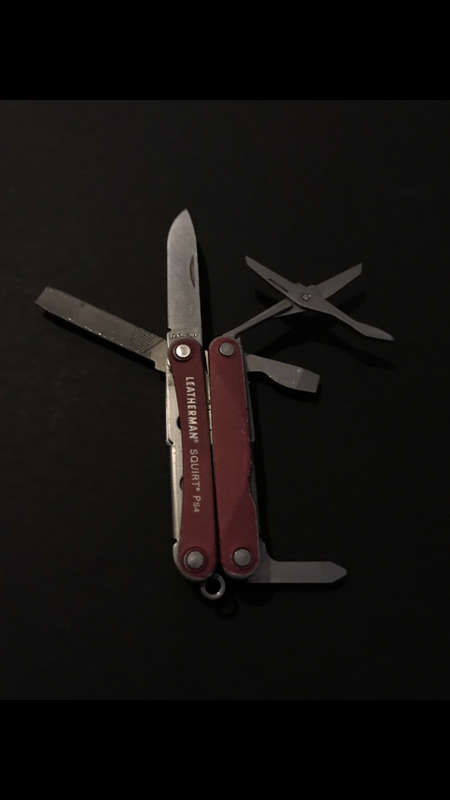 LEATHERMAN, Squirt PS4 Multitool!! RED