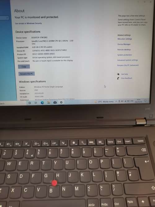 LENOVO THINKPAD L440 I5 4TH GEN LAPTOP FOR SALE