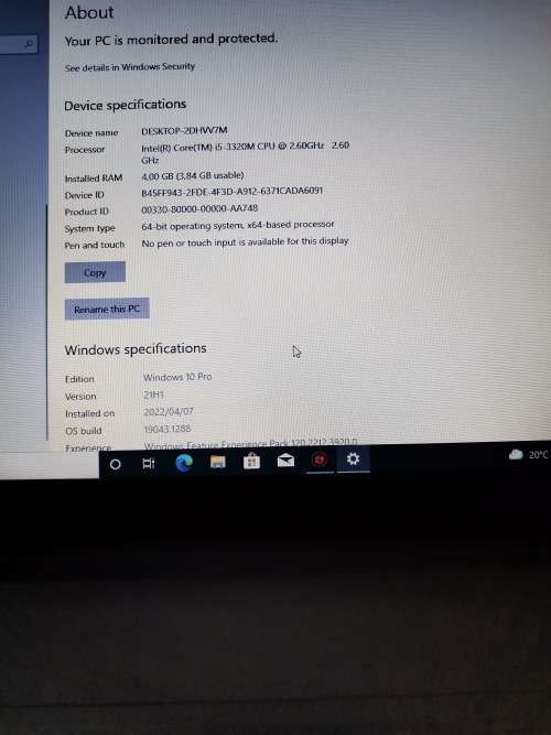 Lenovo thinkpad edge e330 i5 laptop for sale