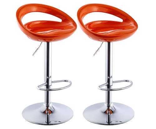 Bar Chair Bar Stool  Simple Casual European Kitchen Backrest Chairs Height Adjusted - Orange Only!!!