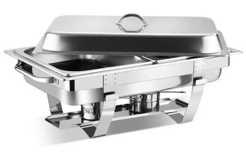 9L Stainless Steel Folding Buffet Food Warmer Dinner chafing dish - Single tray or Dual Tray