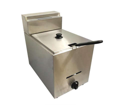 6L Single Gas Fryer - Stainless Steel