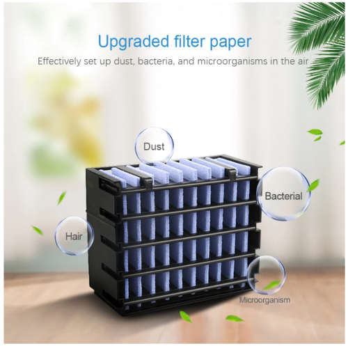 Mini Air Conditioner USB Air Cooler Fan with Water Cooling Fan Color LED Light Portable air cooler