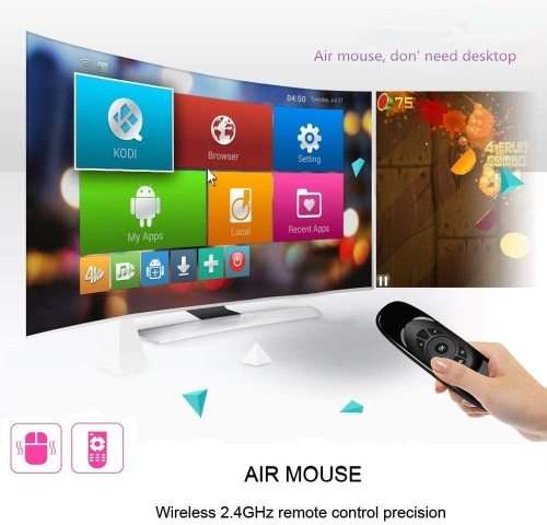 Rechargeable Multifunction Smart Air Fly Mouse, CYYLTD Mini Wireless Keyboard for Game Handle Smart