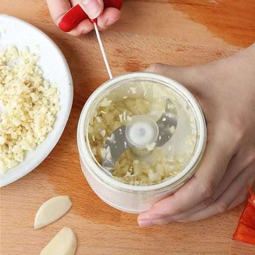 Mini Manual Food Chopper - Hand Pull High Speed Design