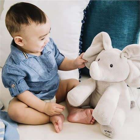 Music Singing Elephant Plush Toy - Pink