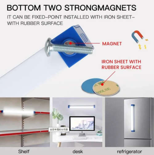 USB Lithium Battery - Large Magnetic Light - (74cm)