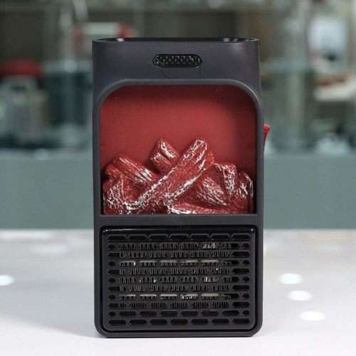 Mini Electric Wall-outlet Flame Heater Plug-in Air Warmer
