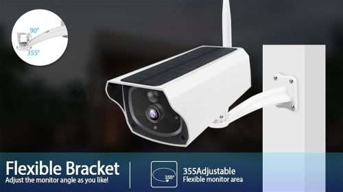 Home Security Protection WiFi Battery Solar Panel Power CCTV Surveillance Waterproof Two Way Audio